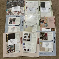 The Creative Memories Collection Page Patterns And Organizer LOT 2002-2005