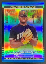 Francisco Liriano 2002 Bowman Chrome Refractor RC Giants /500