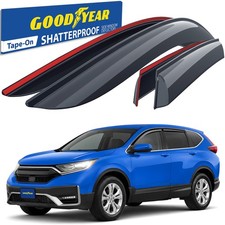 Sun Rain Visors Wind Rain Guards for 2017-2022 Honda CR-V (CRV) SHATTERPROOF