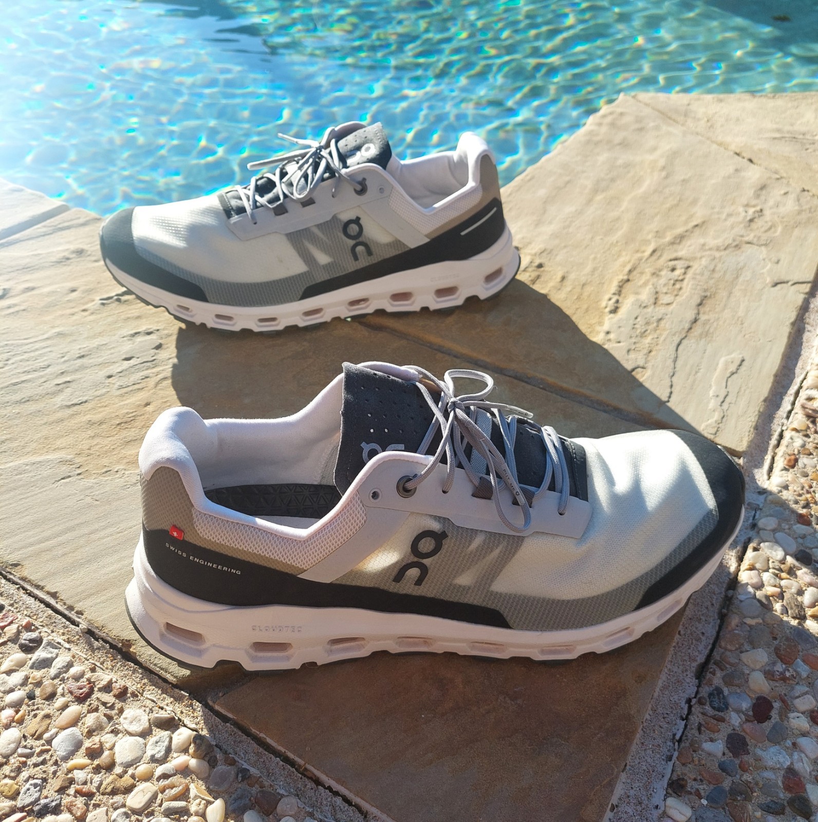 On Blanco Gris Cloudvista Trail Running Senderismo Zapatos Para Hombres 12 MEJORES OFERTAS BIENVENIDAS