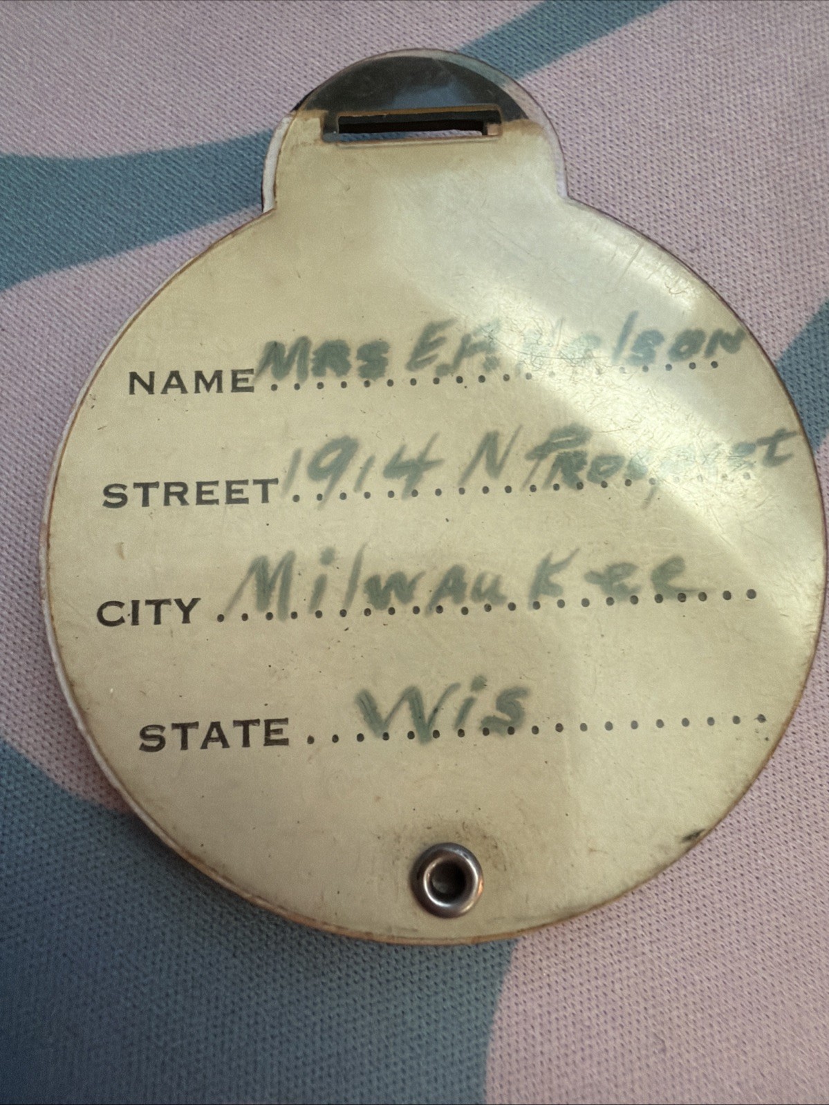 Vintage 1930s Hotel Marquette Hot Springs Arkansas Luggage Tag