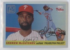 2021 Topps Chrome 70 Years of Topps Baseball Andrew McCutchen #70YTC-5 0h6t