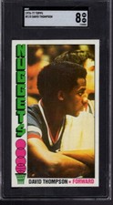 1976 Topps ABA #110 DAVID THOMPSON (RC-HOF) SGC 8 NM/MT Denver NUGGETS  CENTERED