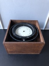 Vintage Ancienne Boussole Navire Bateau marine Gyroscope Boîte Nautique Rare