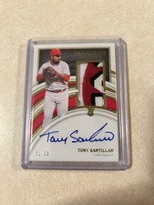 2022 Immaculate Tony Santillan Rookie Patch Auto 41/99 RPA Nice Patch
