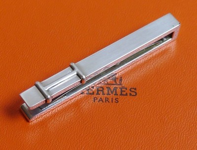 Hermes Tie Pin Clip H Sterling Silver 925 Vintage | eBay
