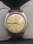 Rolex Oyster Perpetual Bubbleback 34mm Ivory Dial Mems Watch 6085
