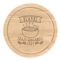 Beware VerrüCkte Guacamole Damen Rund Zerkleinern KäSebrett Muttertag Freundin