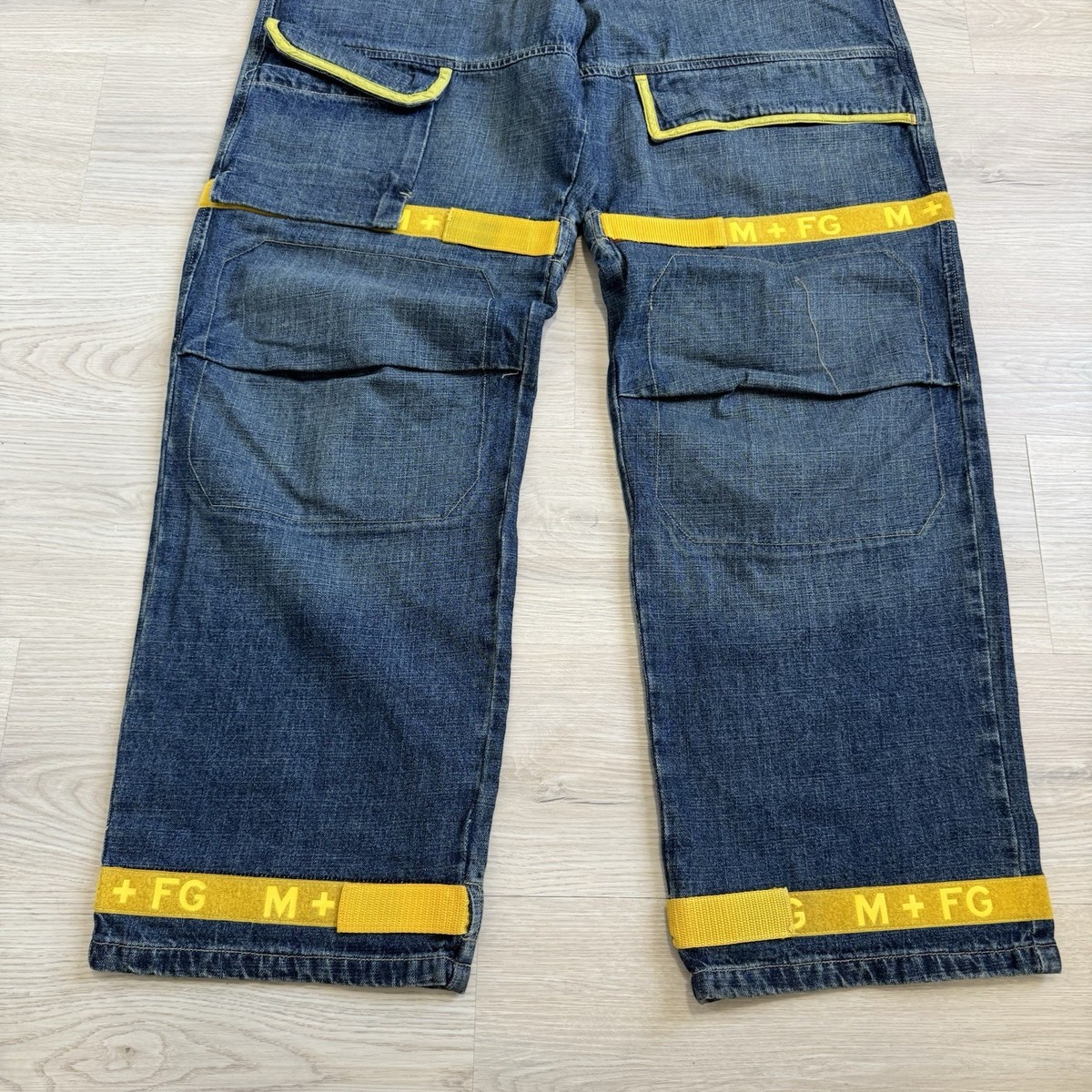 Vintage Marithe Francois Girbaud Jeans Men 36 Cargo Shuttle Tape