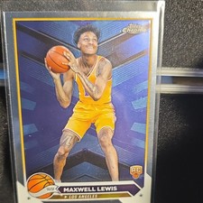 Topps Chrome 2023-24 Maxwell Lewis Rookie #16 Los Angeles Lakers Basketball