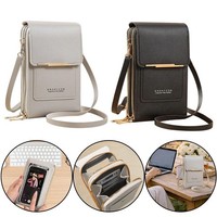 Premium RFID Anti Theft Women Crossbody Purse Touch Screen Phone Bag Handbag