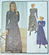 Vintage  1980s Style 1963 Personalised Fit Dress Sewing Pattern Multi-Size