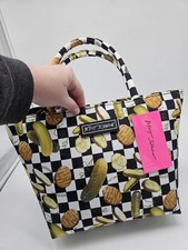 Betsy Johnson Pickle Lunch Bag Insulated Tote Lunch Box