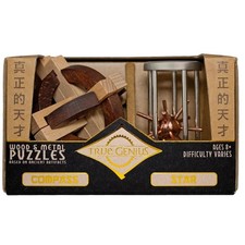 Compass & Star Puzzles Set - True Genius Series