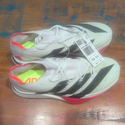 Adidas Adizero Prime X3 Strung Men's Size 10 Cloud White Lucid Red JR2597