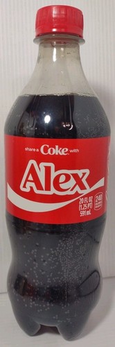 Share A Coke With Alex 2025 Personalized Gift Coca Cola Bottle - Picture 2 of 4