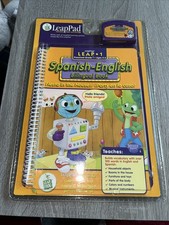 LeapFrog LeapPad Leap 1 Preschool Grade 1 Spanish English Bilingual Book NEW
