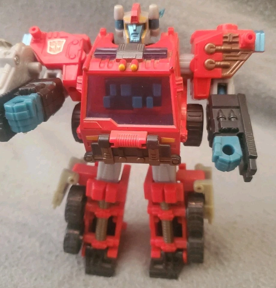 Transformers Energon Combat Class Inferno 100% Complete Powerlinx 2003 Vintage - Image 2 of 4