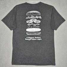 Whataburger A Bigger, Better Burger Since 1950 Charcoal T Shirt - Men's Adult M