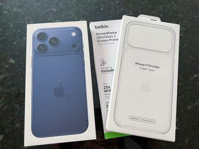 Apple iPhone 17 Pro Max - 1 TB - Deep Blue (Unlocked) for sale