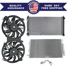 Fits For Nissan Altima 2011-2018 Radiator Ac Condenser And Cooling Fan