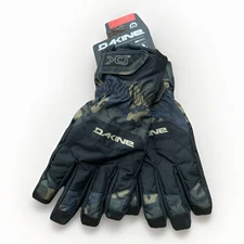 NEW Dakine Scout Short Cascade Camo Snowboard Gloves Size XL NWT MISSING LINERS