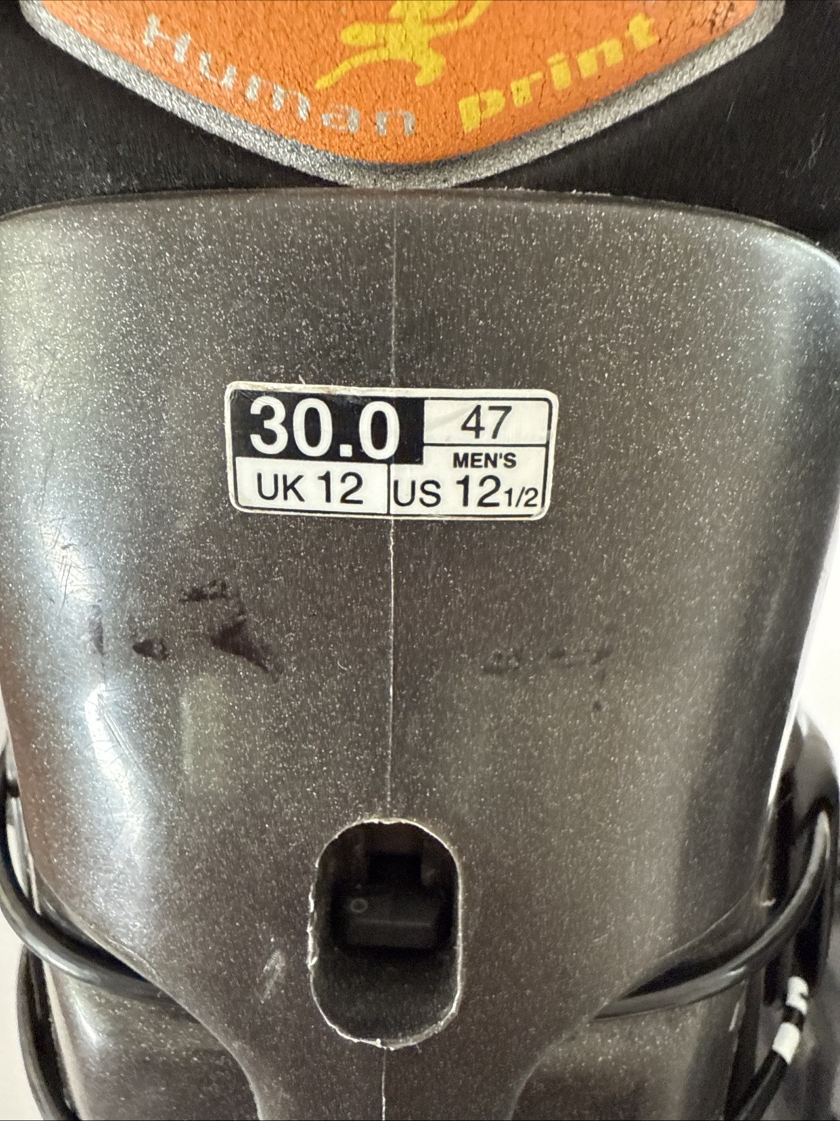 Scarponi da sci Salomon Symbio 500 grigi da uomo taglia US 12 5 Mondo 30