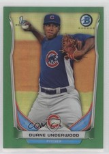 2014 Bowman Prospects Chrome Green Refractor 18/75 Duane Underwood #BCP64 00q0