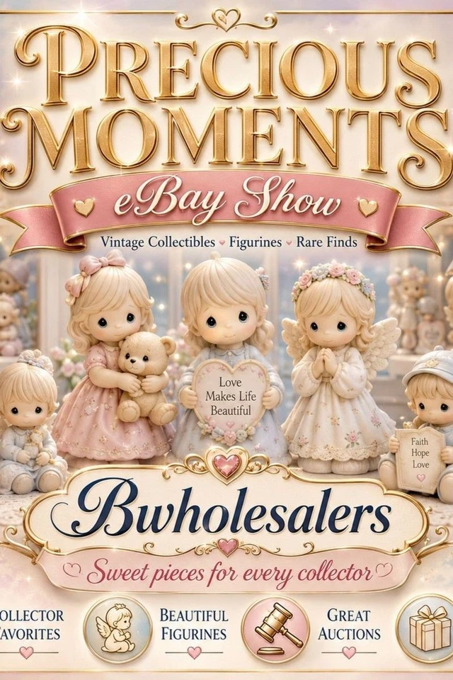 💙 Precious Moments Figurines Live Show Bwholesalers 💙
