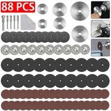 88x Diamond Cutting Wheel For Dremel Rotary Tool Die Grinder Metal Cut Off Disc