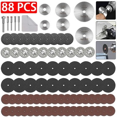 88x Diamond Cutting Wheel For Dremel Rotary Tool Die Grinder Metal Cut Off Disc