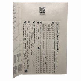 NHL Powerplay 96 & NHL All-Star Hockey (Sega Saturn) Complete w/ Man + Reg Card