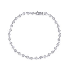 1.90 Ct Diamond Tennis Bracelet 6.5  14k Soli...