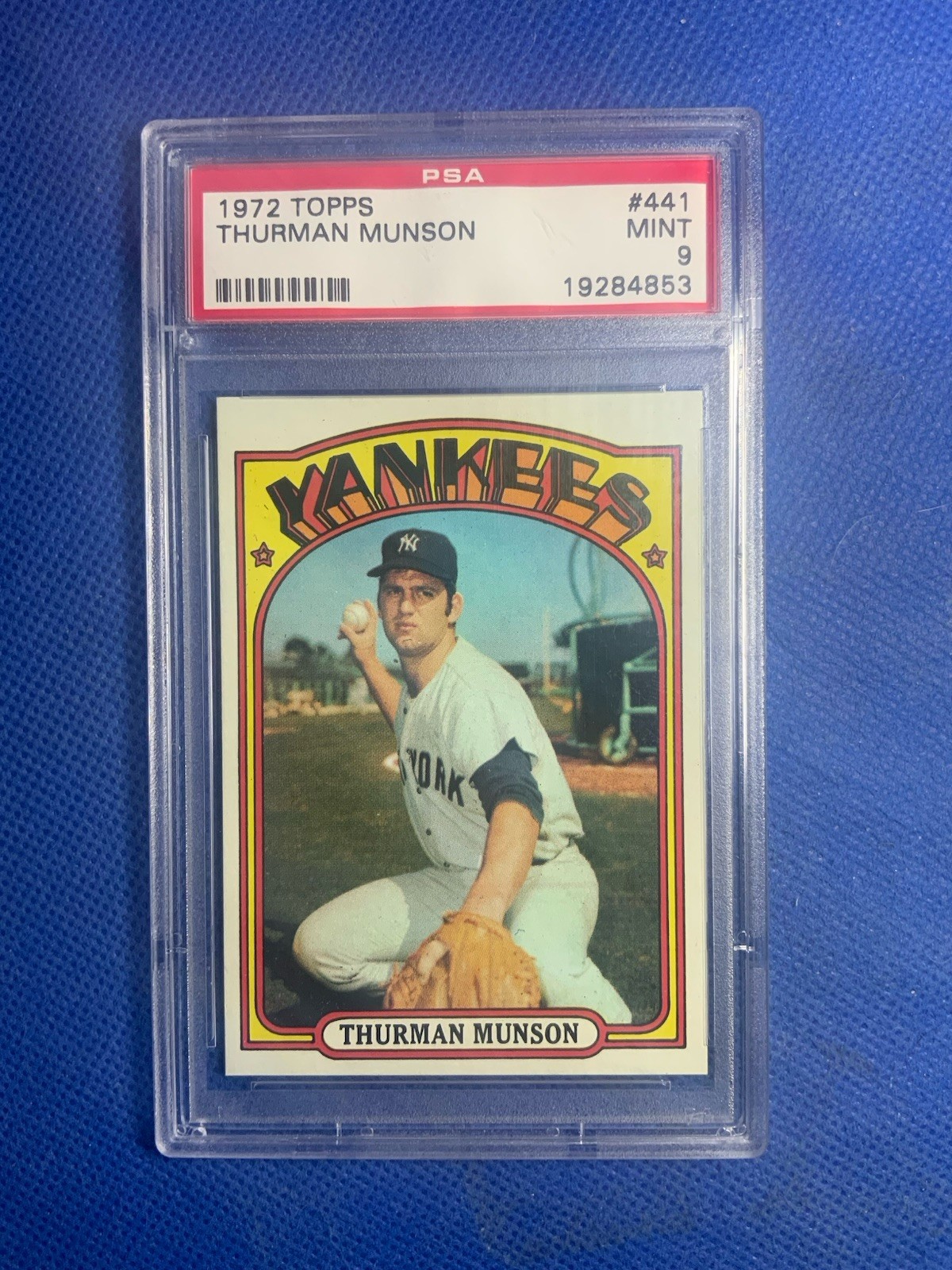1972 TOPPS Thurman Munson #441 PSA 9 MINT