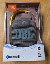 JBL Clip 4 Portable Bluetooth Speaker - Pink Gold NEW SEALED