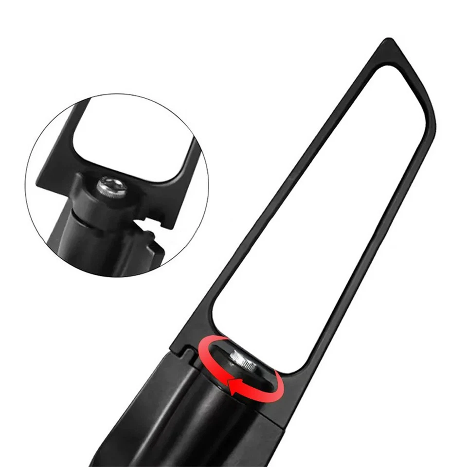 Espejos retrovisores laterales Stealth Winglet completos para Kawasaki Foto 3 de 4