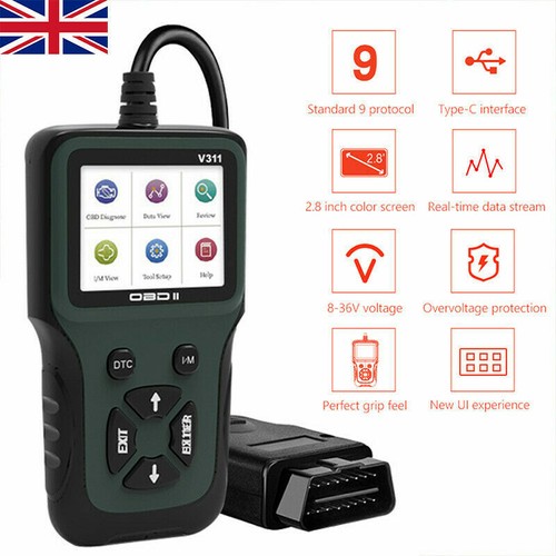Jeep Cherokee Fault Code Reader OBD2 Car Diagnostic Scanner Reset Tool