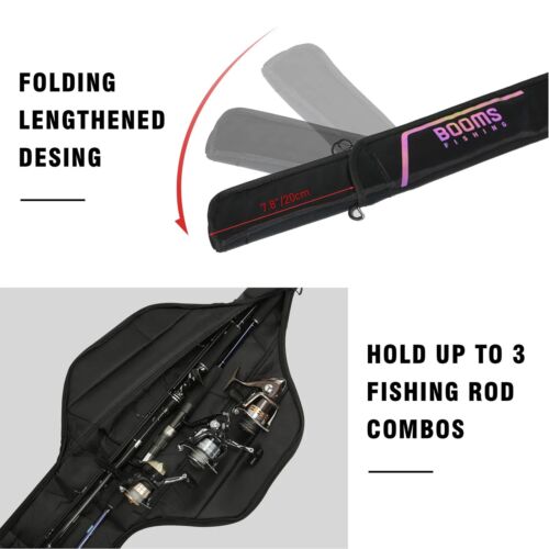 Fishing Rod Bag Storage Case 130 cm to 215 cm compact Folding Multi-size - Photo 3/12