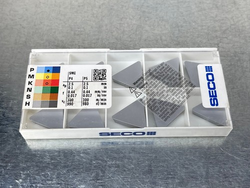 Seco TPUN 220412 TP2501 Carbide Insert TPU 433, 18487 (Pack of 10) - Picture 2 of 3