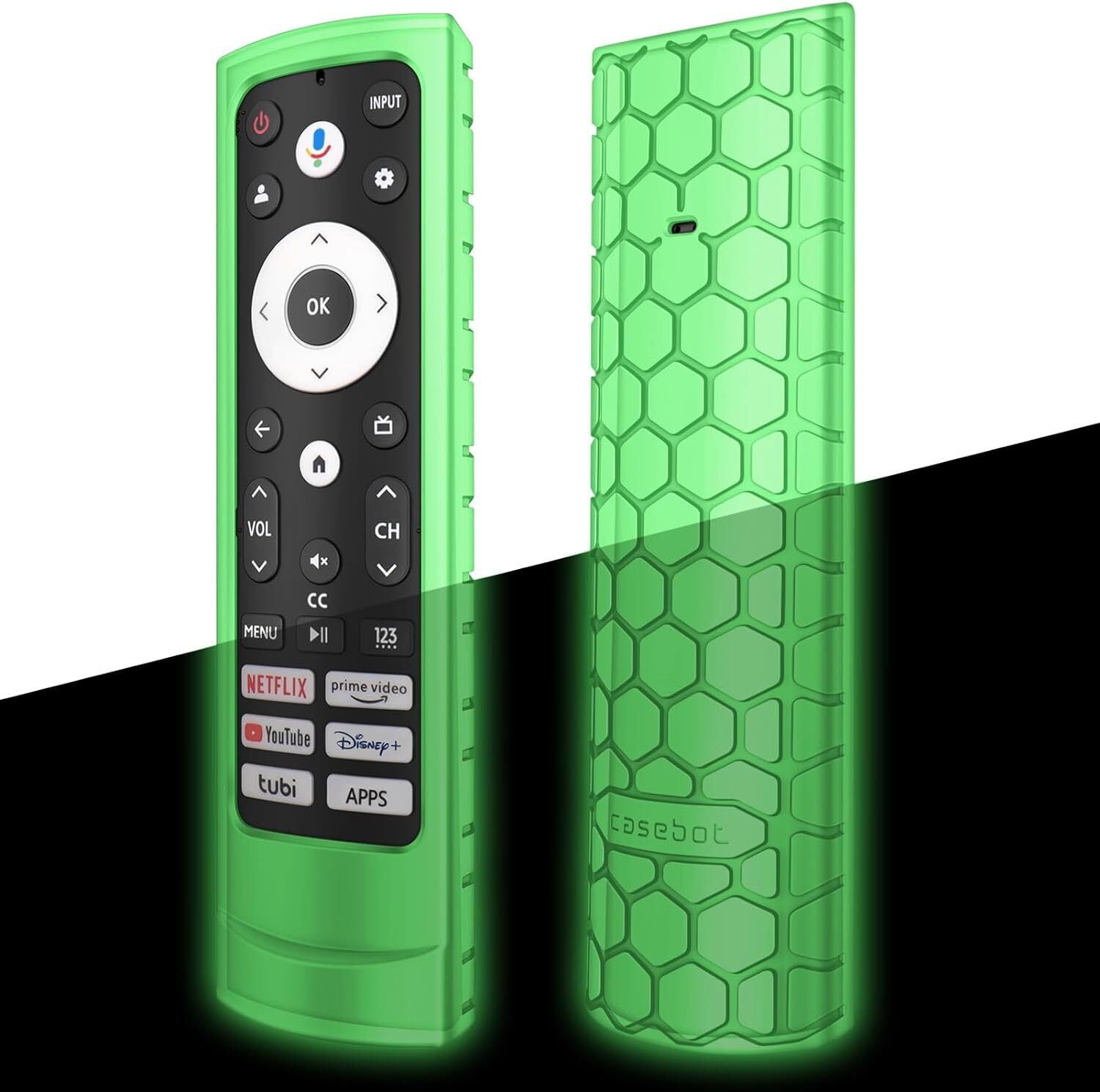 Silicone Case for 2023 Hisense Google Smart TV Remote Control Anti Slip Cover