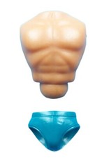 1977 SPACE 1999 palitoy by mego 8" scifi figure -- ZANTOR -- HIPS TORSO sf