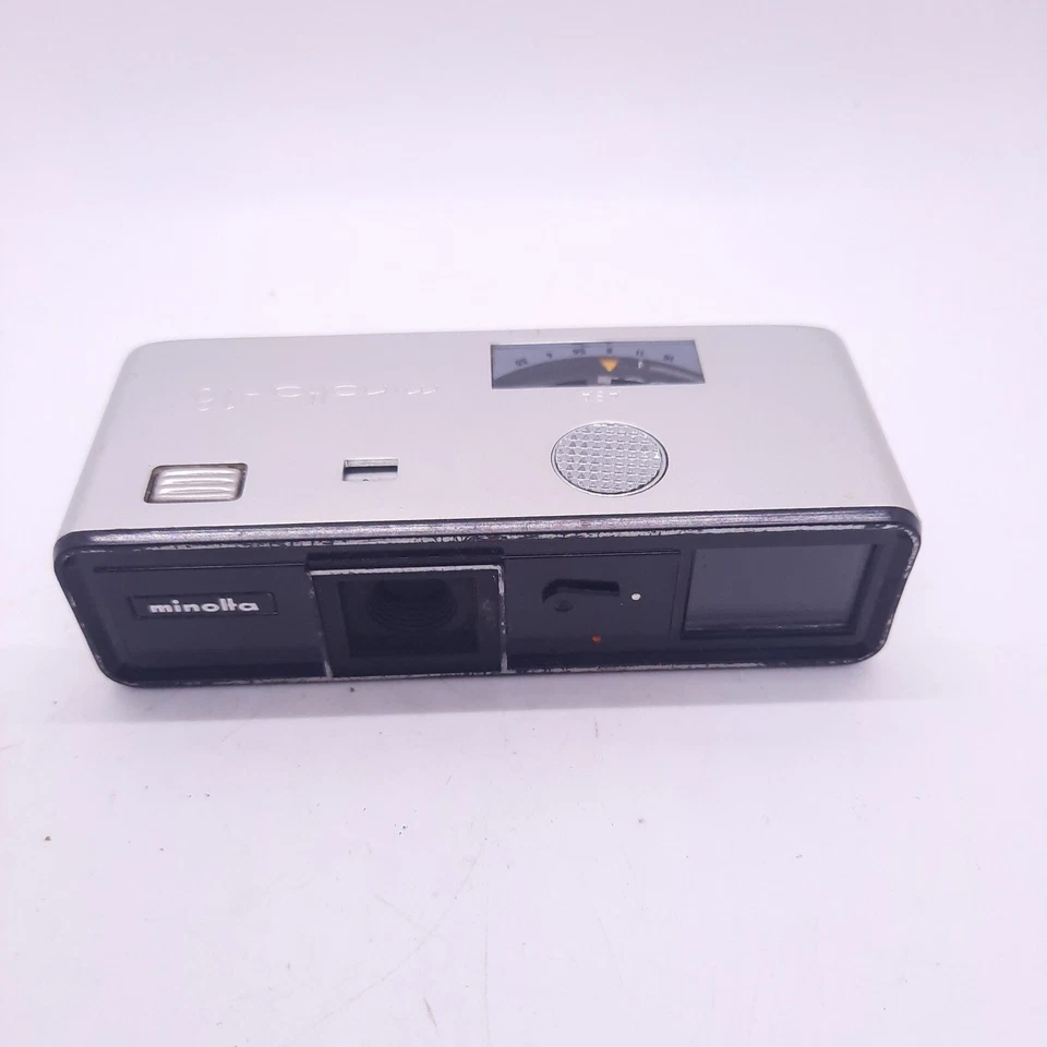 Cámara vintage Minolta 16 modelo P subminiatura 16MM Japón 1960 Foto 3 de 4