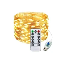 10-30M 50/200/300 LED Fairy String Light USB Copper Wire Garden Party Decor Lamp