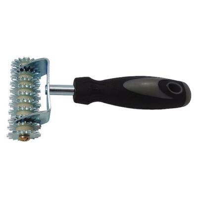 Westward 13A748 Carpet Seam Roller,3-1/2 In,Stl,Star Whl