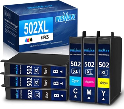 Druckerpatronen für Epson 502 XL WF2860 DWF WF2865 DWF  XP-5100 XP-5105