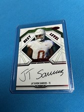 2022 Sage High Series Ja’Tavion Sanders RC Next Level Signatures Red - Panthers