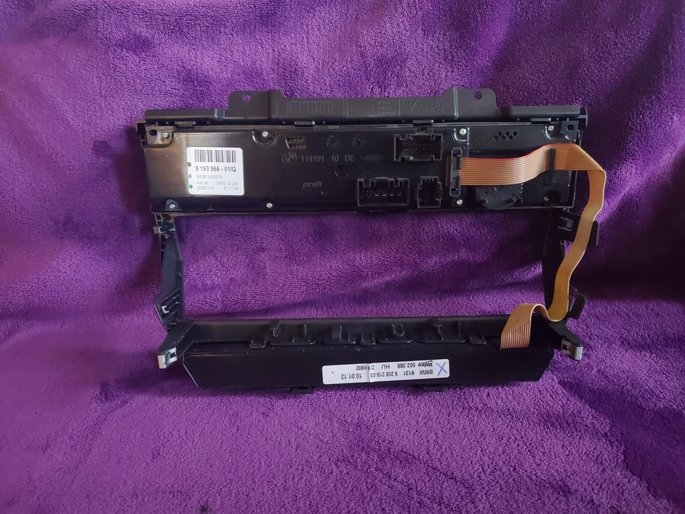 BMW X5 2008-2014 calefacción aire acondicionado control climático 64119310447 OEM Foto 2 de 4