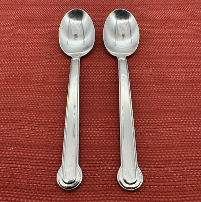 Set/2 WMF Cromargan RONDEAU 18/8 Stainless Glossy PLACE/OVAL SOUP SPOON Japan