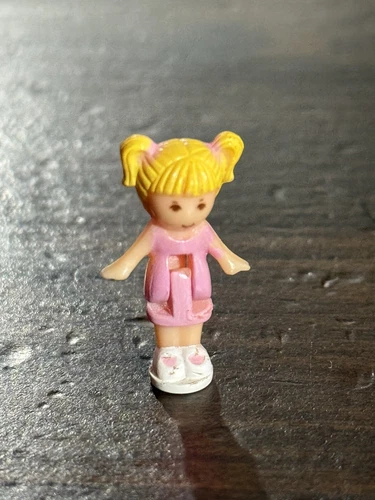 Polly Pocket Vintage Doll 1989 Tiny Tina's Dinnertime Ring - Tiny Tina