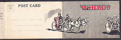 Buy Antique Bergers Metal Ceiling Fireproof Fire Wagon Classik 100+ Yrs Old PostCard